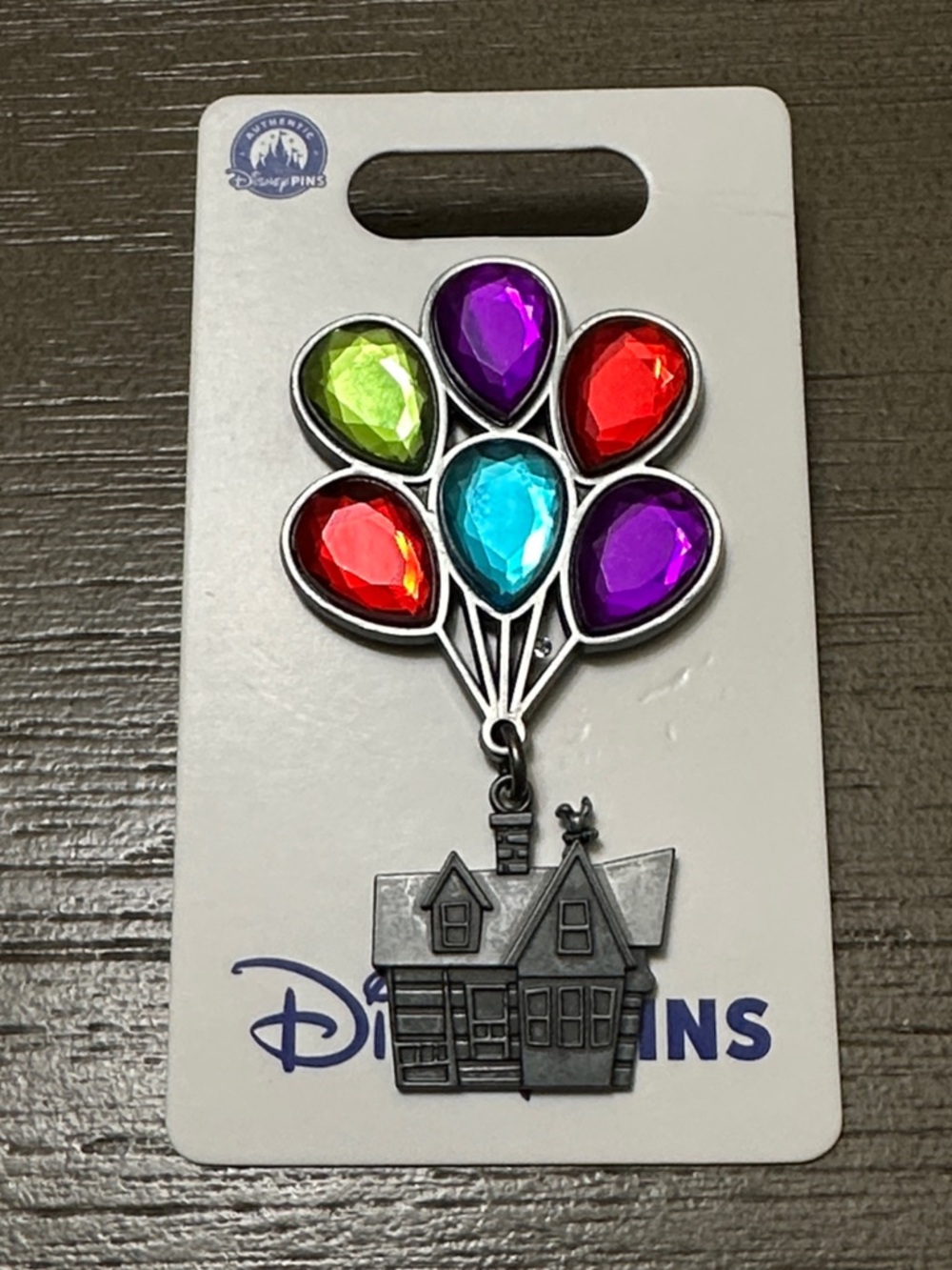 Disney Parks Pixar Up House Pin -  Multicolor Gemstone Balloons - 2026